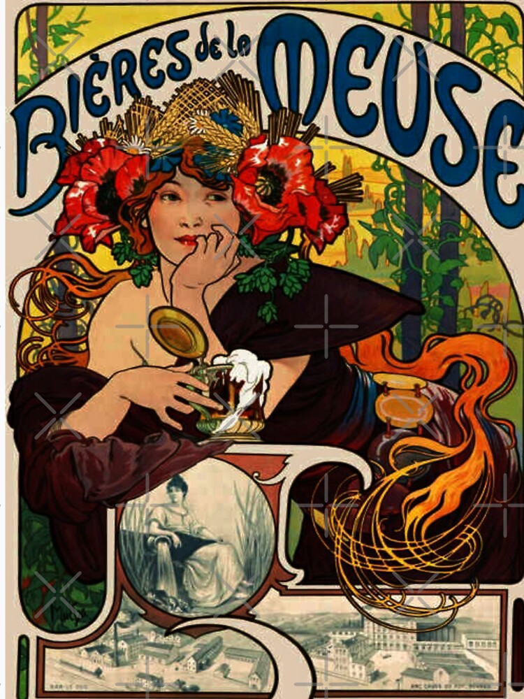 Alphonse Mucha Bieres de la Meuse by Olivia-One
