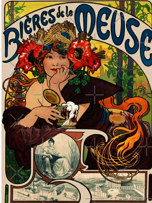 Alphonse Mucha Bieres de la Meuse by Olivia-One