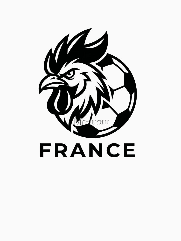 France Soccer Rooster Premium Minimalist World Cup Sticker by Mr-wow