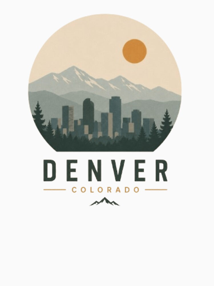 Denver, Colorado Apparel - Tshirt, Sweatshirts, Long Sleeve, Hats, Stickers by projectbadass