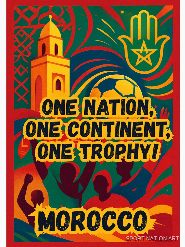 One Nation, One Continent, One Trophy ! by SPORT NATION ART