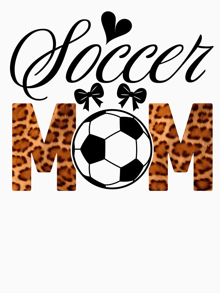 Soccer Mom Leopard Print Coquette Bows Aesthetic by Abaseen