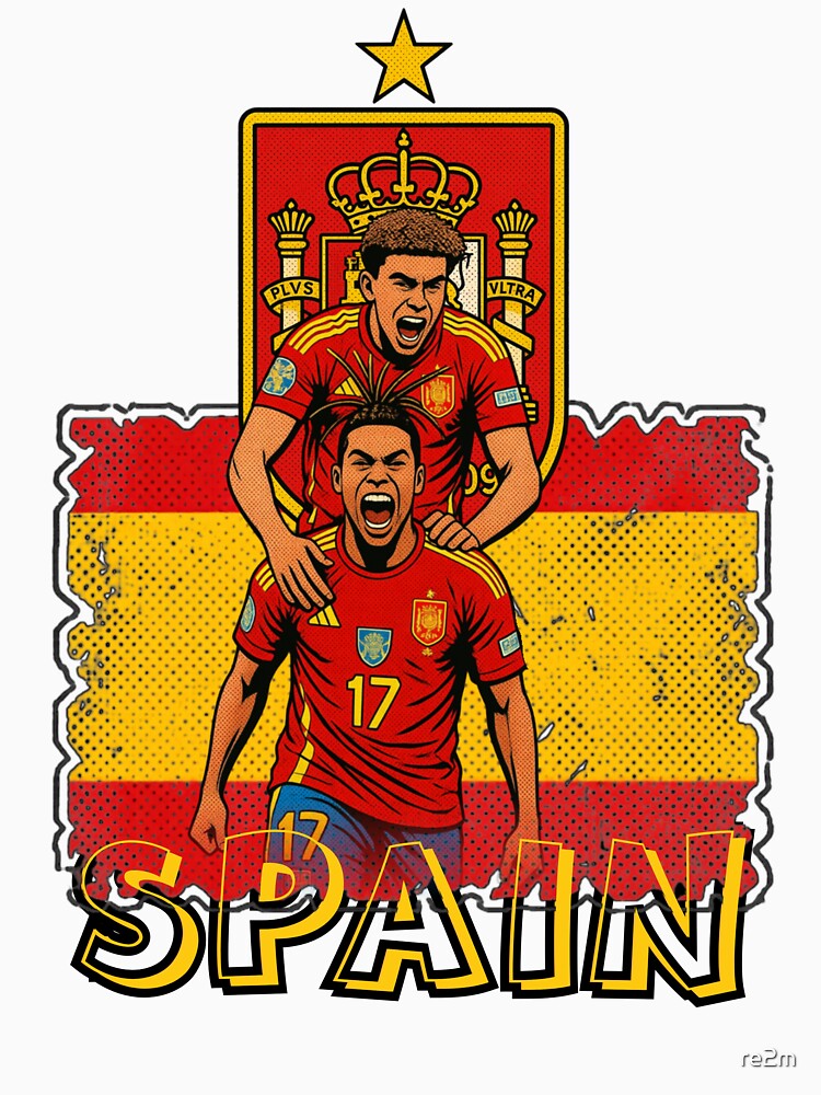 Spain Football Champions Retro by re2m