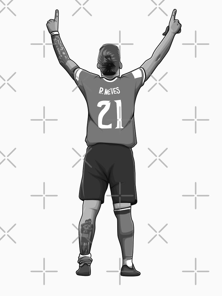 Rúben Neves Black and White Version by Aldduardo