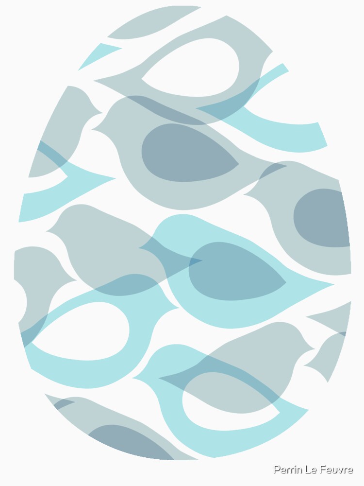 Airy Avarian Abstract - duck egg blue by Perrin Le Feuvre