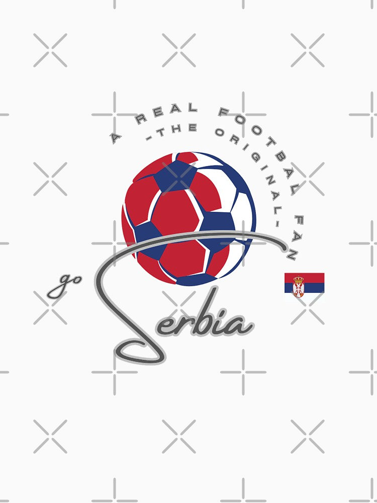 Serbia. National Football Team. Football fan. The Original. by CreativeBizarre
