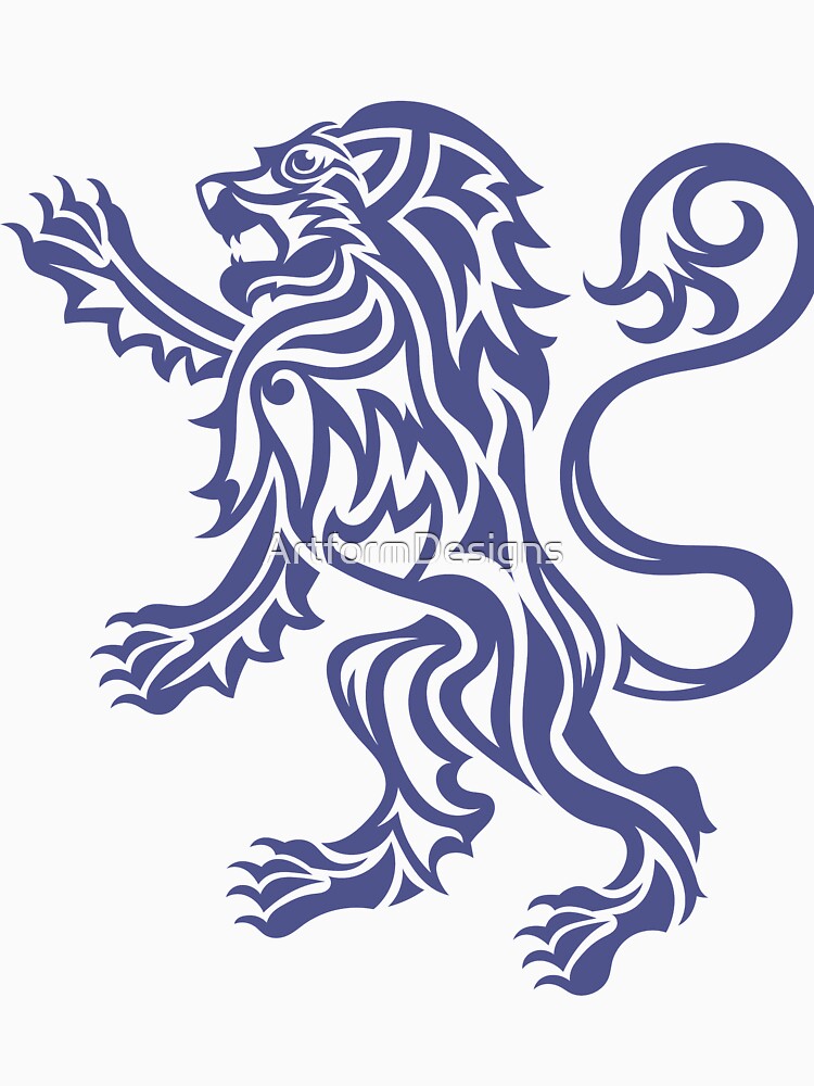 Scottish Lion Rampant Tribal Tattoo by ArtformDesigns