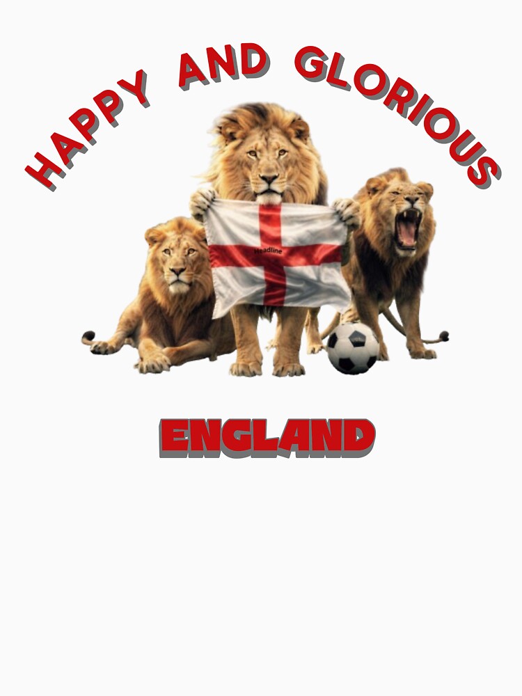 England Happy and Glorious World Cup 2026 by Lola Style