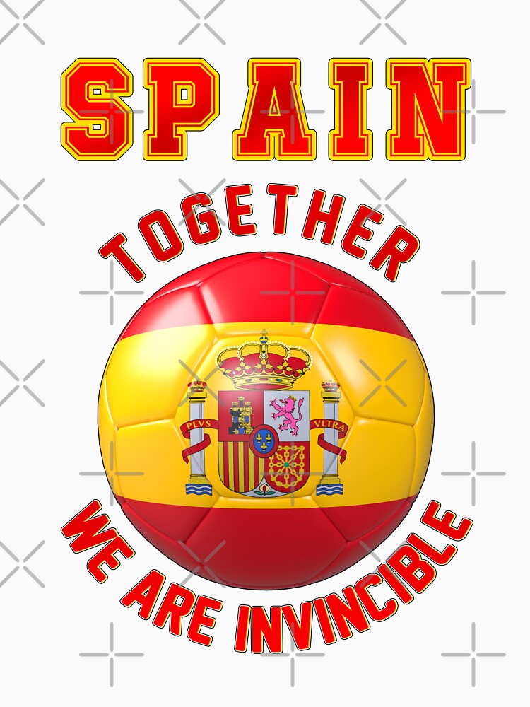 Spain fan slogan for football, spanish supporters EN by superpixus