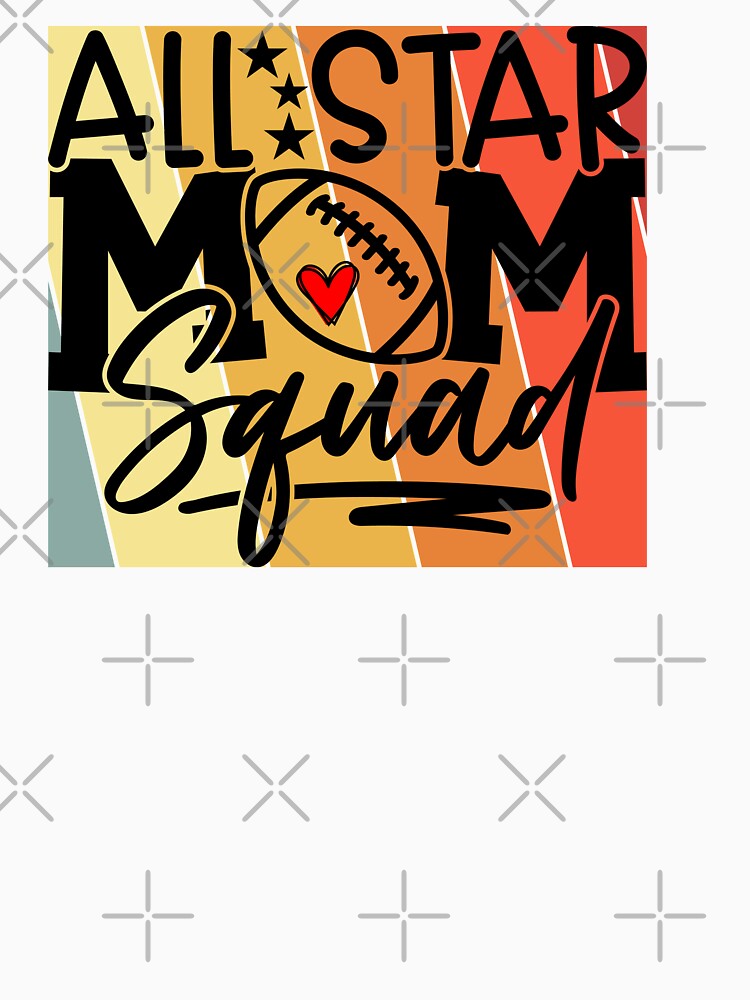 All star  football mom squad vintage design by Moussa  Sussi