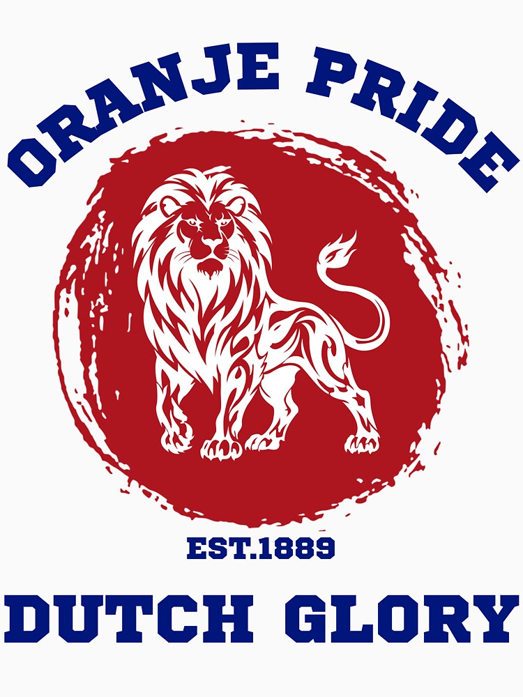 Oranje Dutch Glory Lion Football Fan Graphic by WildTrace