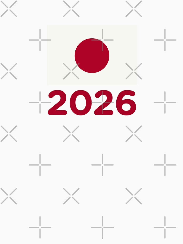 Japan Flag 2026 | Japan Football Supporter Design, Soccer Fan Shirt, Stickers, Mugs, Tapestry by 21 Tulips