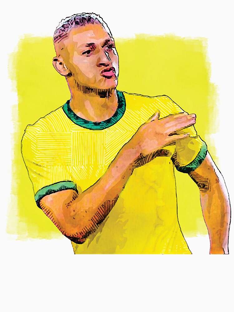 Richarlison Cartoon Goal Celebration by theNPshopp