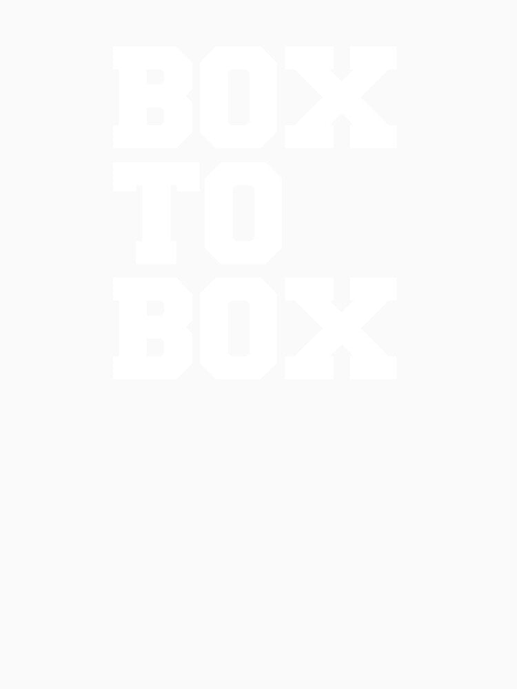 Box To Box T-Shirt by liamoccia