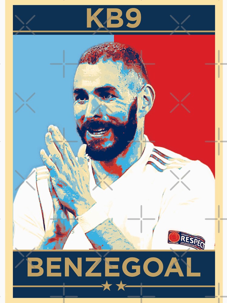 BENZEGOAL - KB9 - French Football Team - Karim Benzema Fan Art by WooW Design Effect