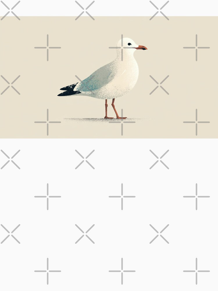 Bird standing on a plain background by anytka