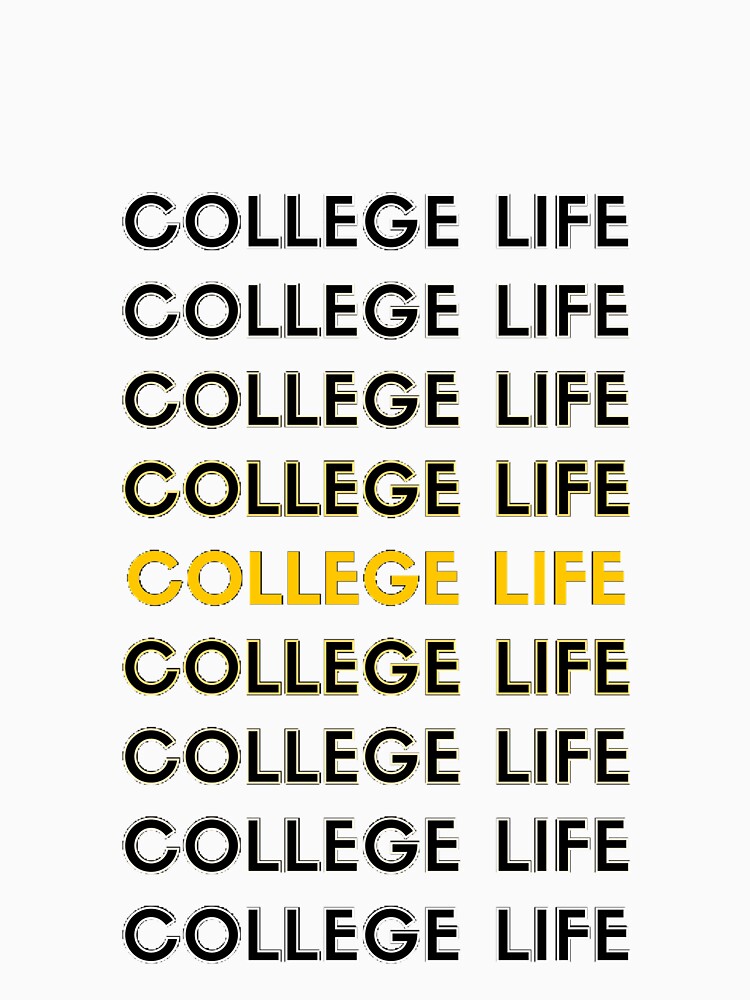 College life T-shirt by NouraDesignSA