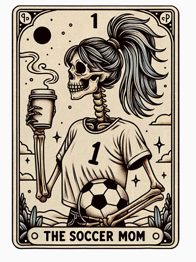 Soccer Mom Tarot Card For Game Day, Gift For Sport Mom by Plumary