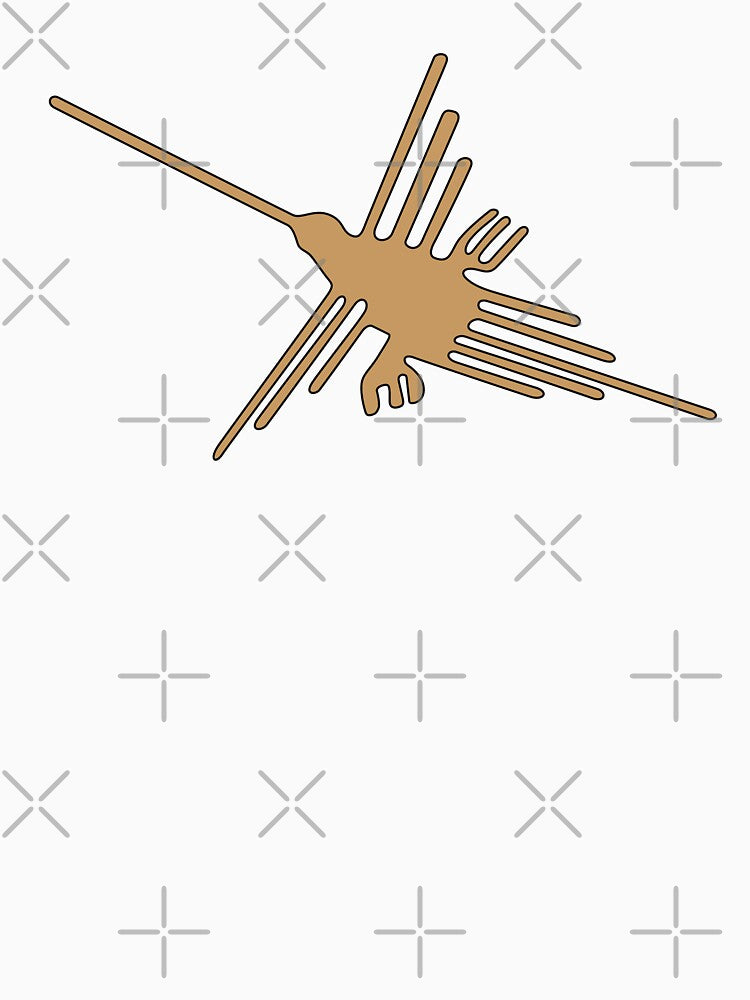 Nazca Hummingbird Geoglyph - Coffee by kernowerno