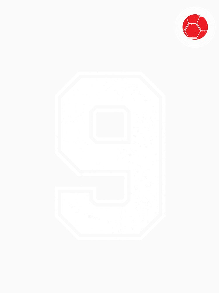 Japan Soccer Number 9 Vintage Sports Fan by LiviuGligoros