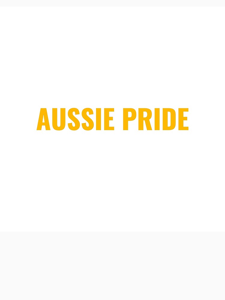 Aussie Pride Shirt – Australia Fan Tee | Uncle Jichuan by Uncle-Jichuan