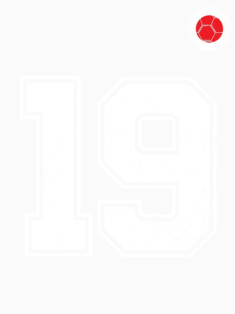 Japan Soccer Number 19 Vintage Sports Fan by LiviuGligoros
