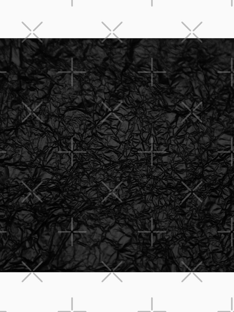 Solid Black Faux Metal by MysticMarble