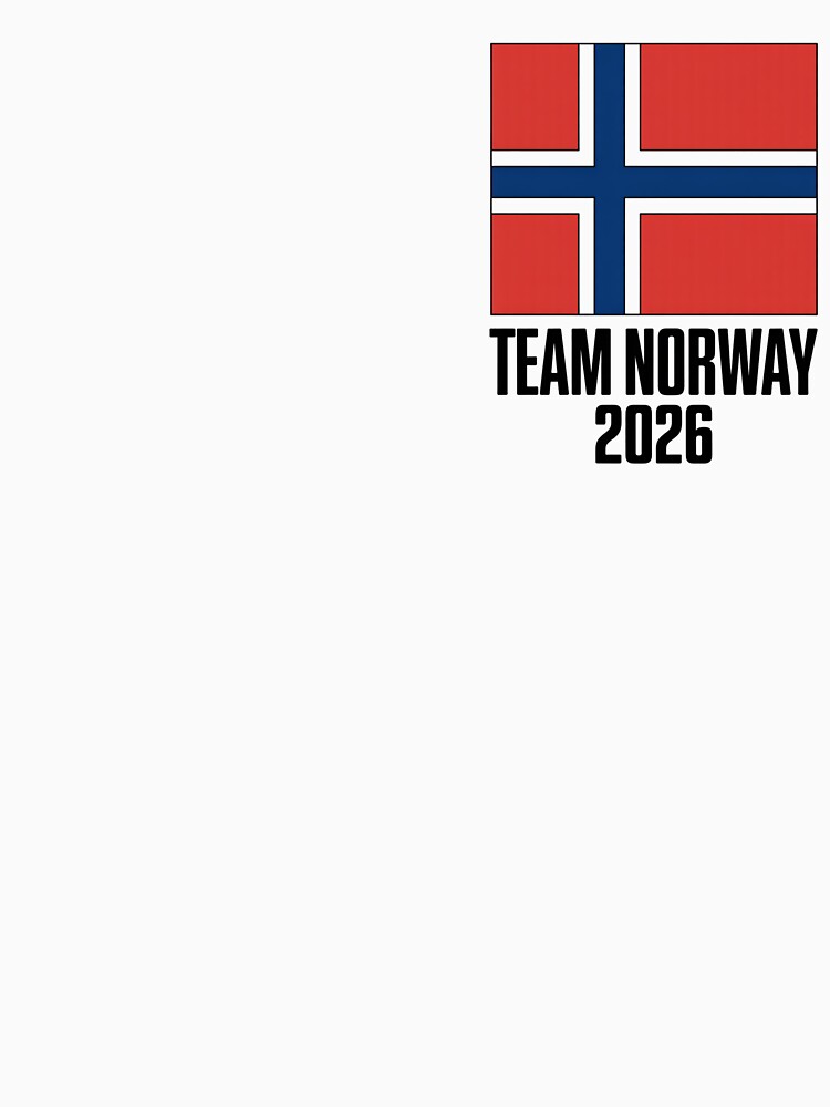 Team Norway 2026  Soccer Fan T-Shirt V2 by DBWStudios