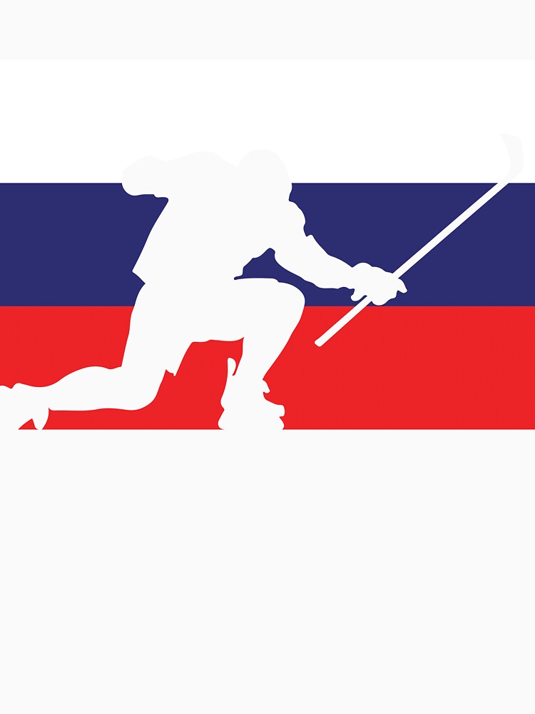 Russian Ice Hockey Silhouette Celebration - transparent by CanvasTee