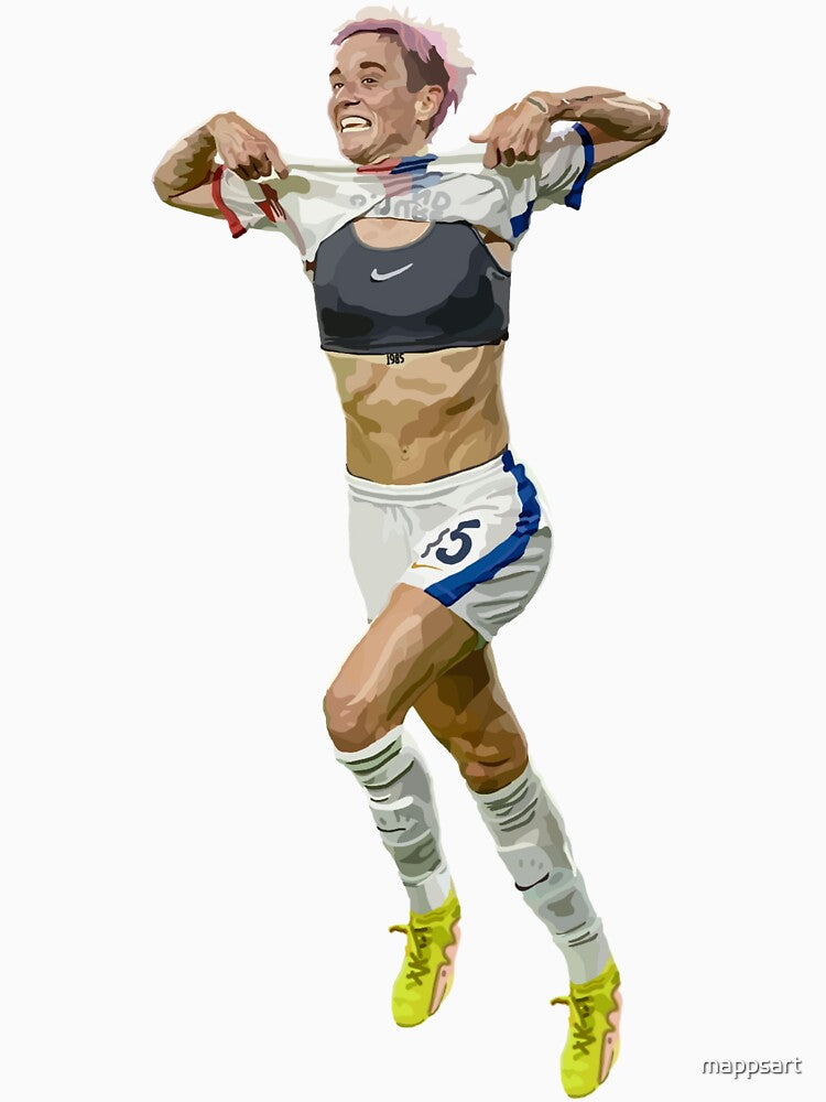 Megan Rapinoe Goal Celebration by mappsart