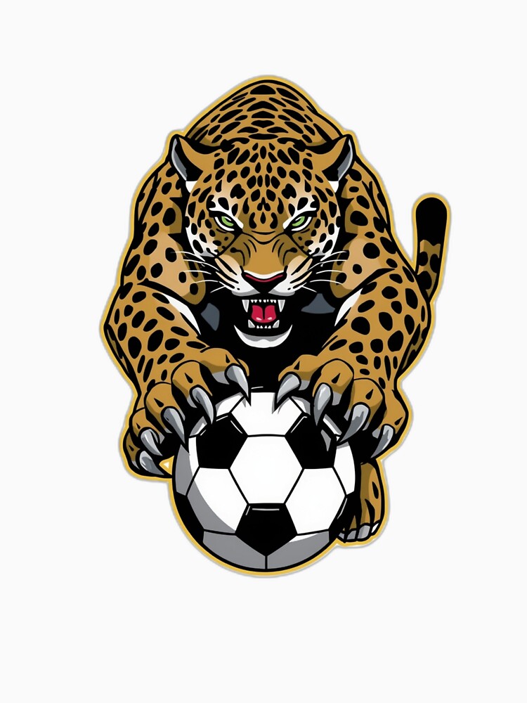 Brazil Leopard Soccer Graphic | 2026 Brazilian Football Fan Design | Bold National Pride Style by YASboutik