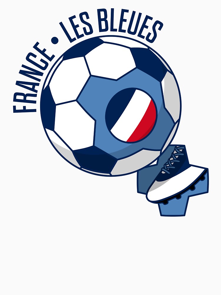 Les Bleues - France - French Flag Soccer / Football Fan by ClickForMore