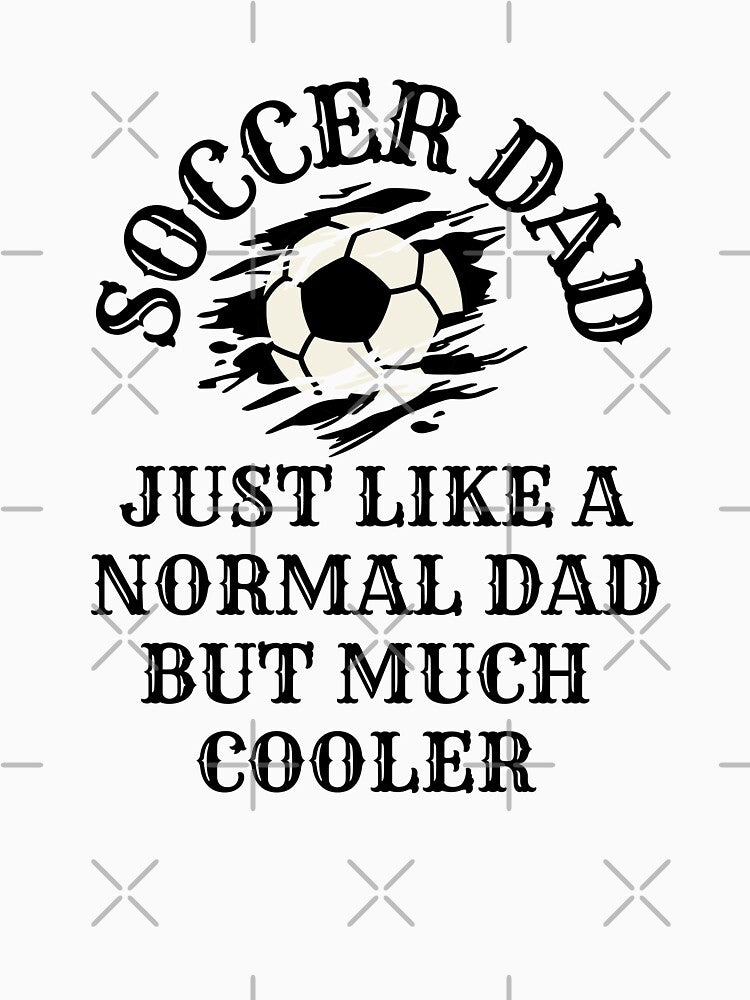 Funny Soccer Dad | Love Soccer Quote Jokes | Vintage Soccerball Fathers Day Christmas Birthday Gift for Dad Daddy Father by JooArtPrints  ★★★★★