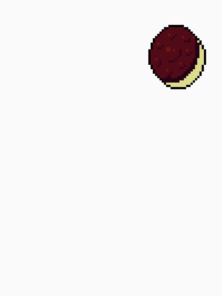 Pixel Chocolate Cookie Ice cream Sandwich - pixel food art by LittleFoodShop