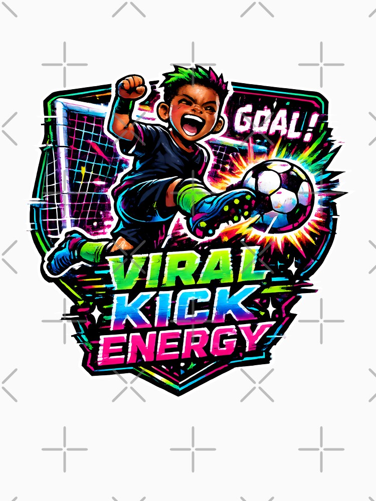 Viral Kick Energy Soccer Graphic Illustration by SplashTastic