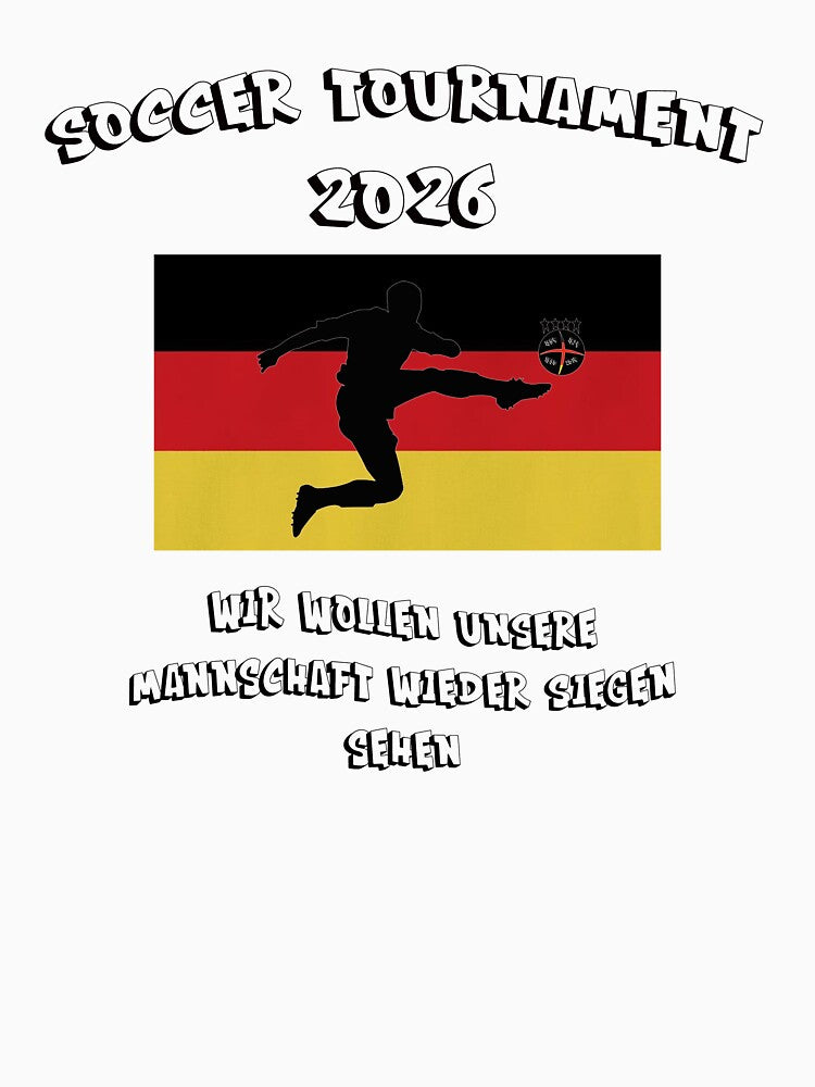 Team Germany Football 2026 – Four-Star Fan Support white by Basch996