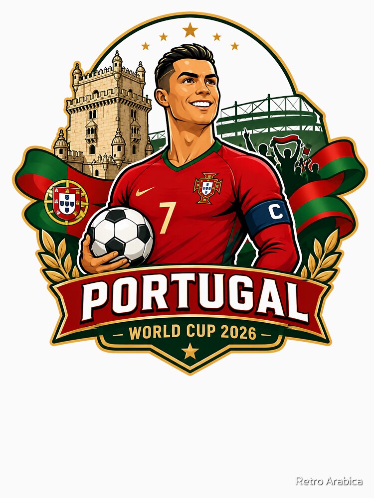 Portuguese Number 7 Football CrestPortuguese Number 7 Football Crest by Retro Arabica