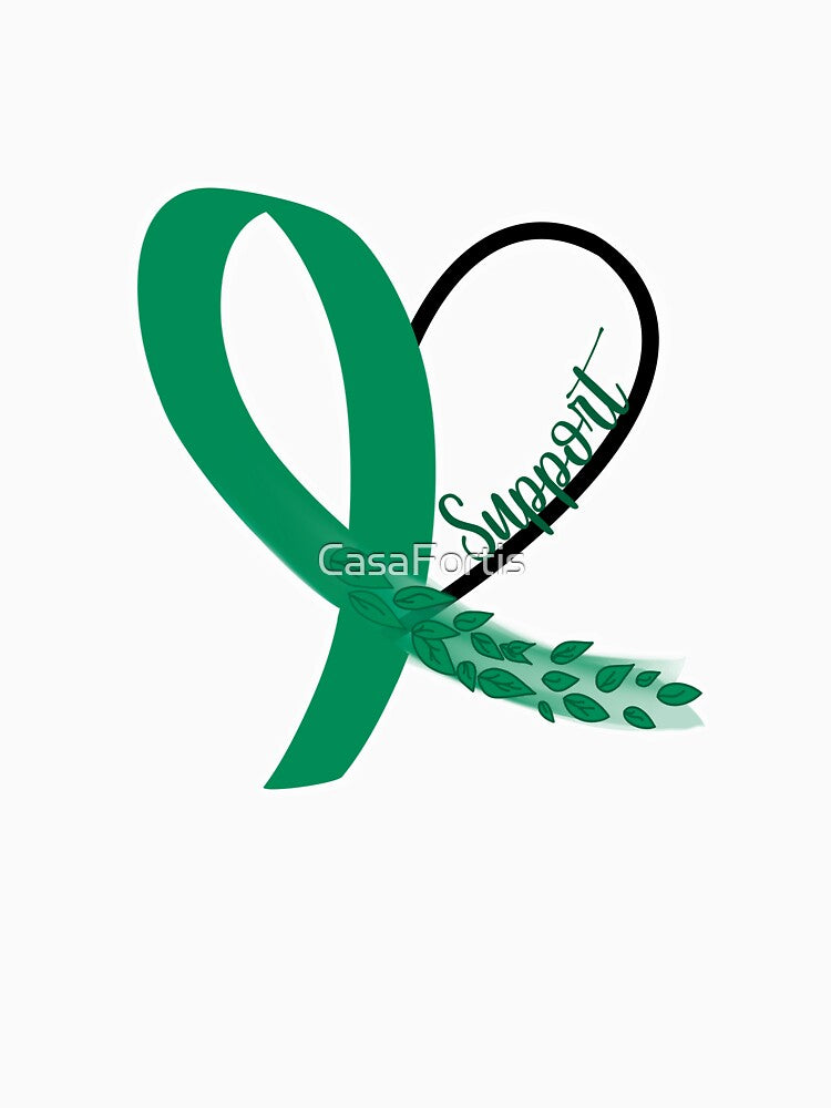 Liver cancer awareness support ribbon by CasaFortis