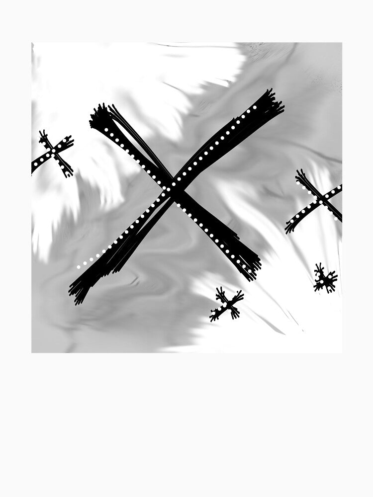 Minimal Grunge x Design Abstract Line Art- Inverted by Systems.tl