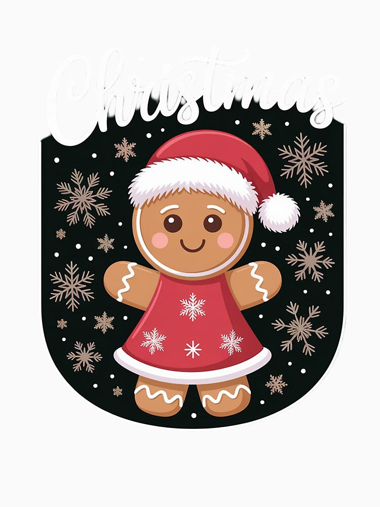 Merry Xmas Matching Christmas Pajama Black Crew Neck Short Sleeve T-Shirt Small by FranzFriesen