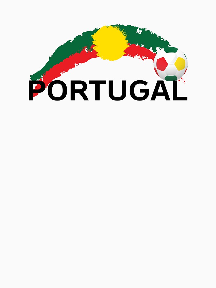 Portugal Football Fan Soccer Supporter Shirt by Retr0Tshirts