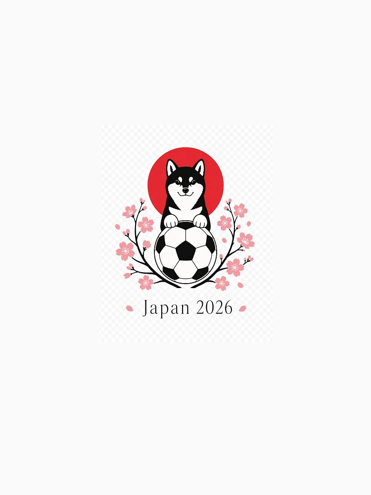 Japan 2026 Shiba Football by Driftmark
