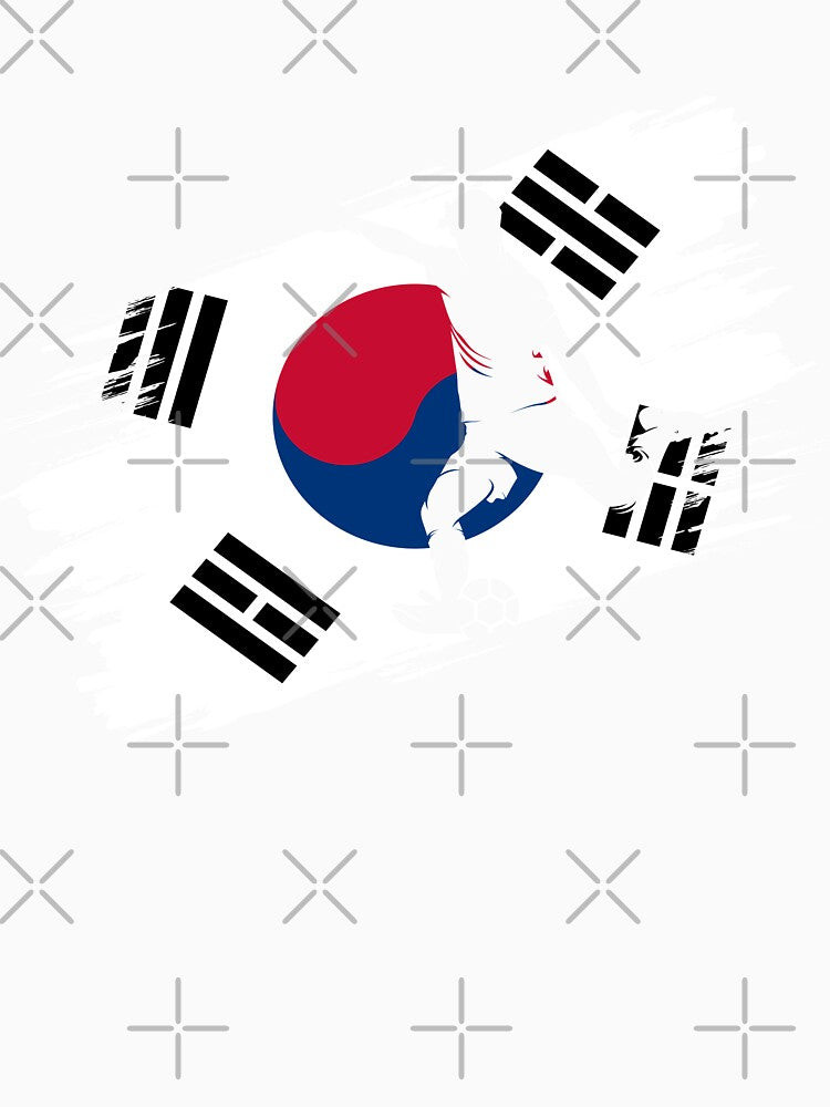 South Korea Flag Football Soccer Fan Jersey by xtocky