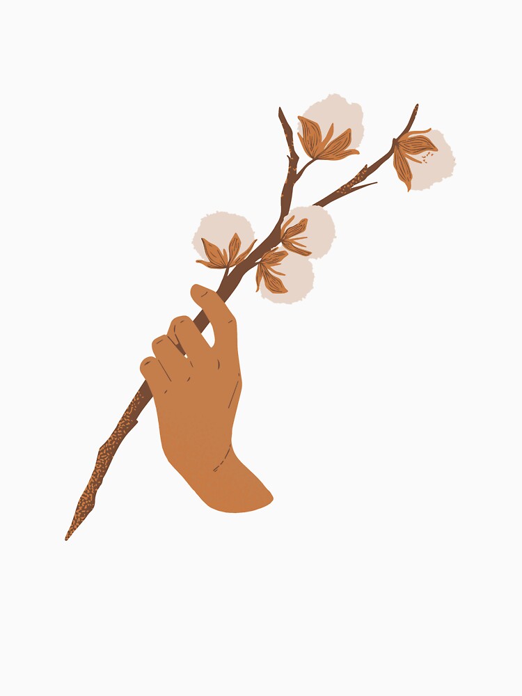 Aesthetic holding cotton in hand by DaphneyBlossom