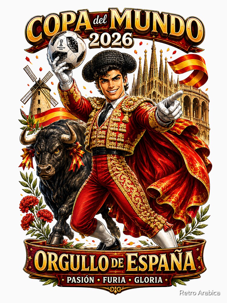 Spain World Cup 2026 Matador Pride by Retro Arabica