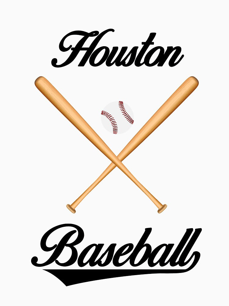 Houston Baseball T-Shirt for Men and Women by AllStarMerch