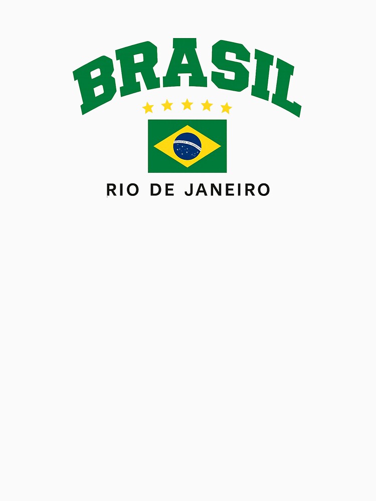 Brazil Rio de Janeiro Flag Design by CleanQuotes