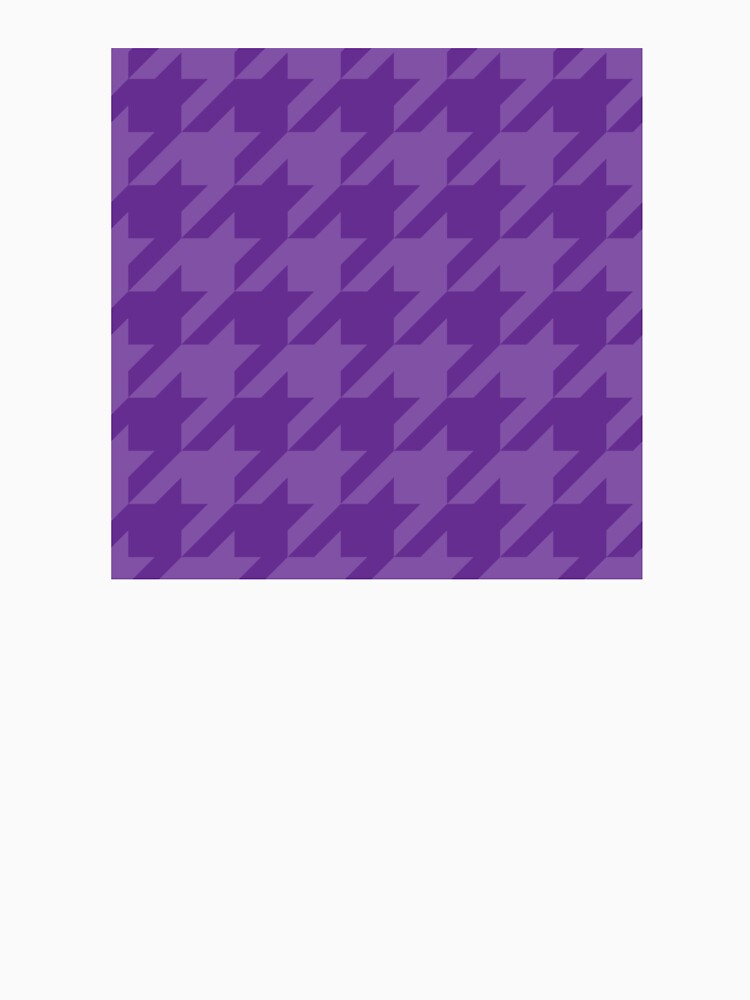 Purple and Lavender Houndstooth by curtjankadesign