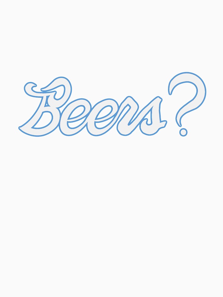 "Beers?" Cursive by jamessewellart