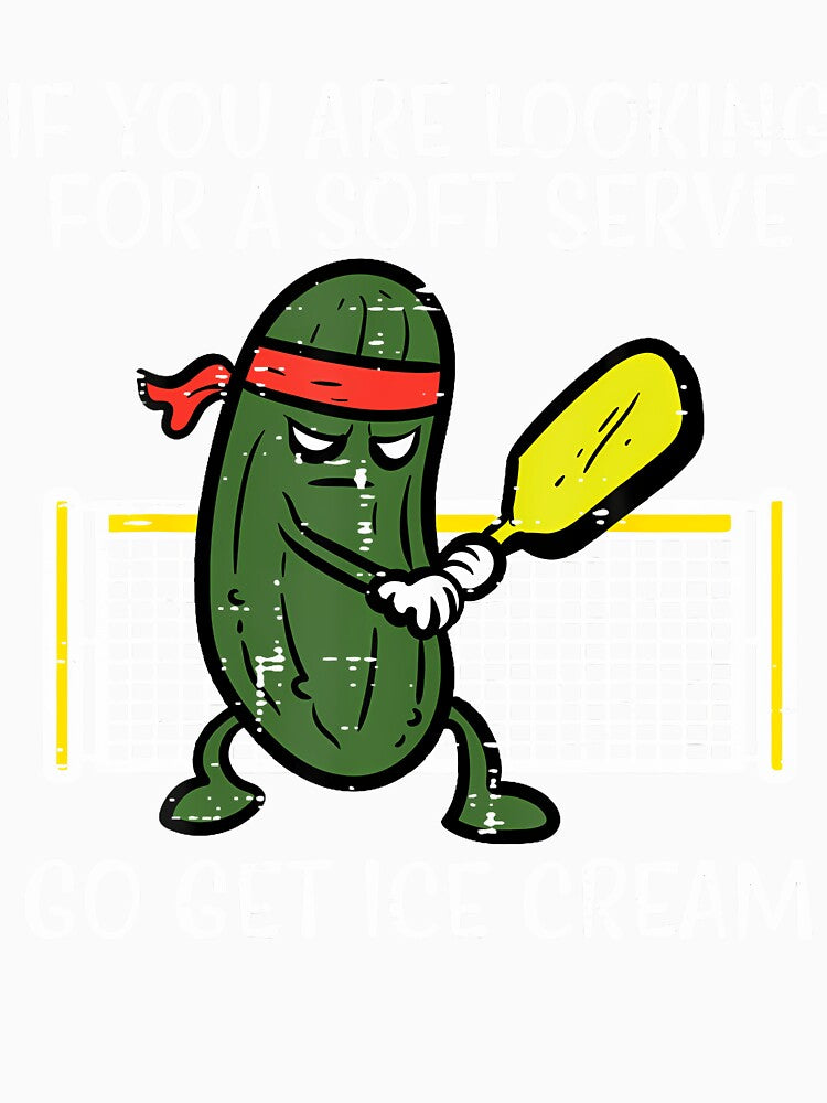 Pickleball Looking For Soft Serve Ice Cream by GeorgeneCharlo
